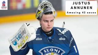 Justus Annunen Amazing game vs Sweden