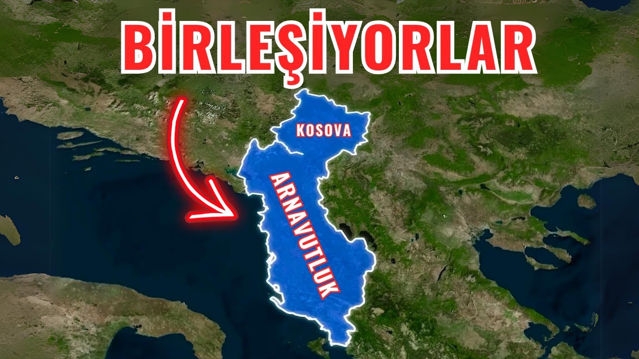 Arnavutluk ve Kosova birleşiyor mu? Kosova’da her yerde Arnavutluk bayrağı kullanılıyor