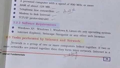 PSEB class 8th Computer chapter 2 (Part  1) Internet Fundamentals