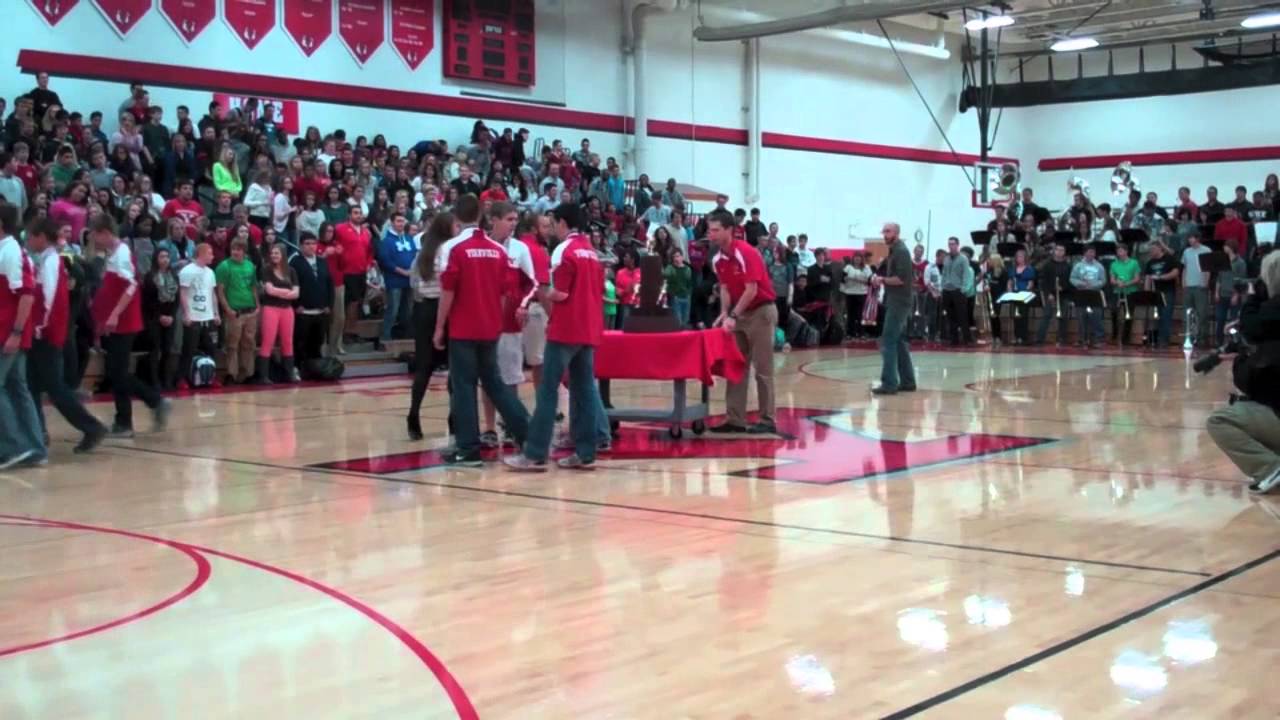 Yorkville High School 2013 Cross Country Assembly YouTube