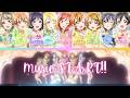 Music S.T.A.R.T!!- μ's- [FULL] (ROM/ENG/KAN) [LYRICS + COLOR CODED