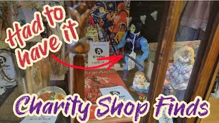 I spotted THIS in the charity shop glass cabinet....