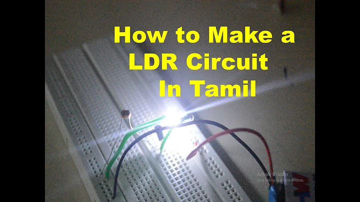 How to Make a  LDR Circuit In Tamil | LDR Sensor In Tamil