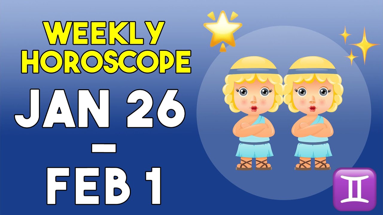 Gemini Weekly Horoscope - January 26 - February 1, 2026