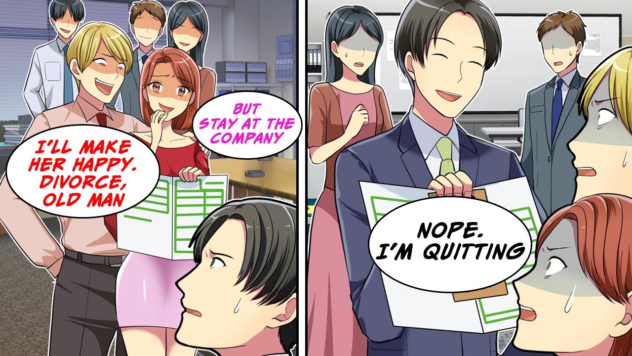 [Manga Dub] My CEO wife cheated with junior, so I divorced and quit as She asked...!? [RomCom]
