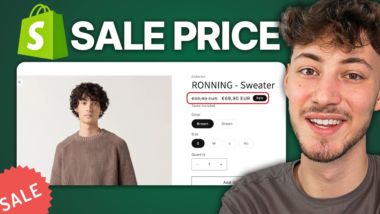 How To Add a SALE PRICE To Shopify (2025 Updated Tutorial) - YouTube