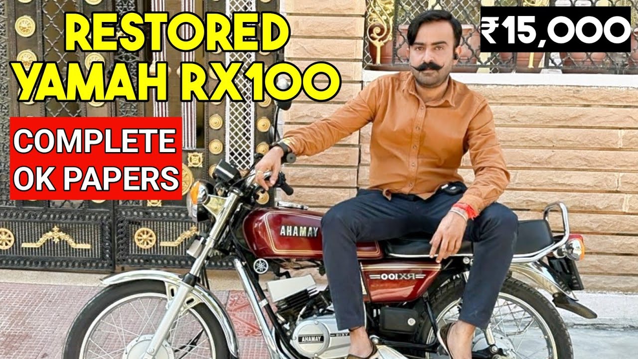 Yamaha Rx 100 Restoration ( 1986 Model ) Modification Only in Rs 15000 ...