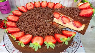 Uma Das Sobremesas Mais Pedida No Natal - Torta Bombom De Morango - Receitas De Natal