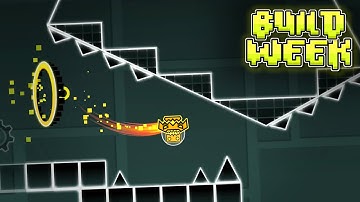 BUILD WEEK Day 1 - Full Layout and Structures (Geometry Dash)