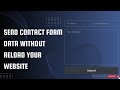 How To Make Contact Form Using HTML And JavaScript | Send Contact Form Data -SAYAN SAMANTA #js