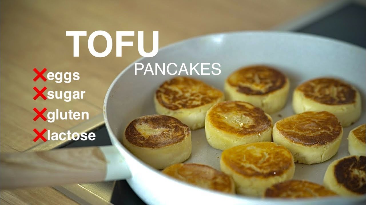 TOFU PANCAKES, high protein breakfast