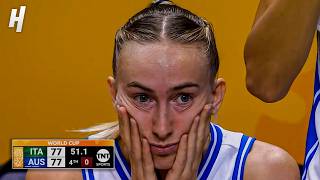 CRAZY ENDING 😱 Italy vs Australia 🔥 2026 FIBA Women's World Cup screenshot 4