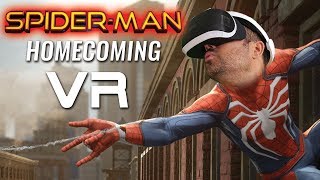 SPIDERMAN (2017 - PS4) | Homecoming (PSVR Gameplay en Español)