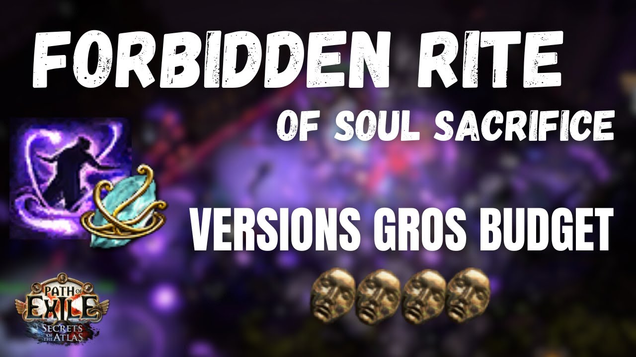 J'ai testé 3 versions de Forbidden Rite : mon retour 🔥[POE 3.26] - YouTube
