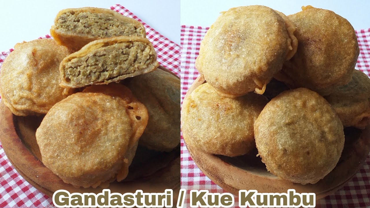 KUE TRADISIONAL GANDASTURI KACANG HIJAU (KUE KUMBU) TANPA SANTAN