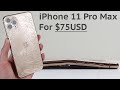 $75 Destroyed iPhone 11 Pro Max Restoration