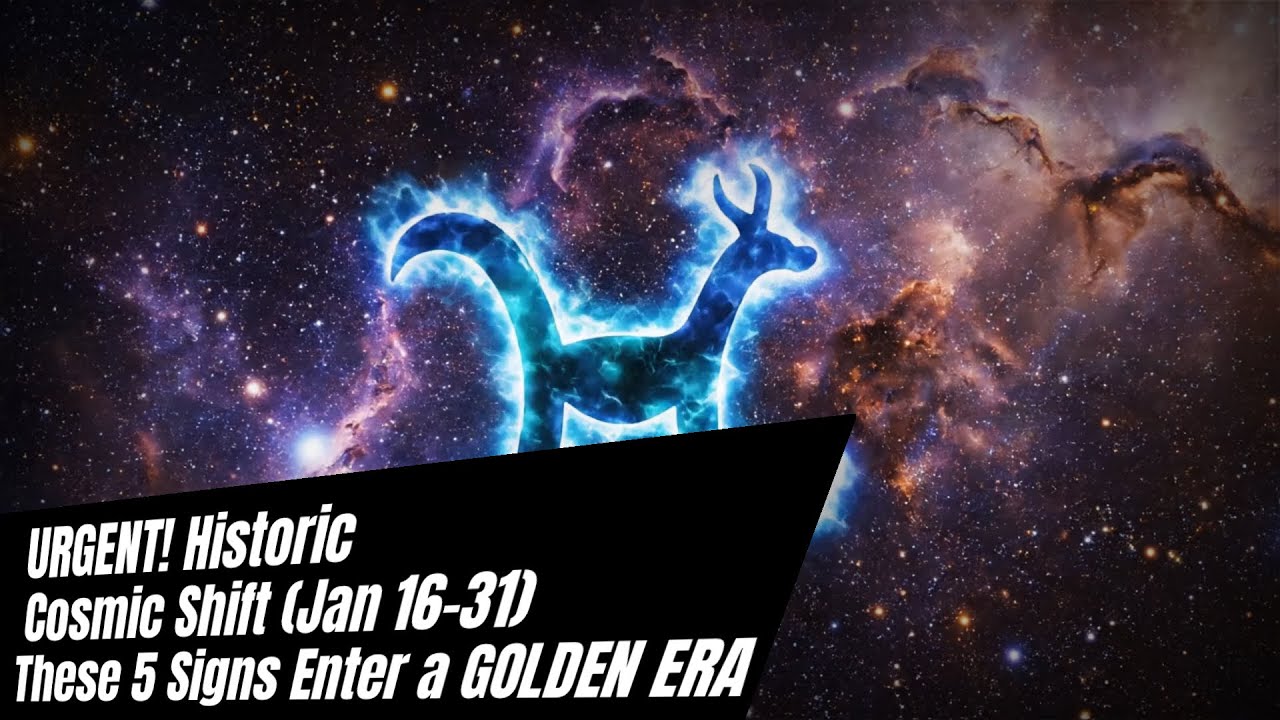 URGENT! Historic Cosmic Shift (Jan 16-31) These 5 Signs Enter a GOLDEN ERA!