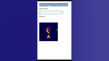 #shorts  UiPath Apps and Data Service Demo