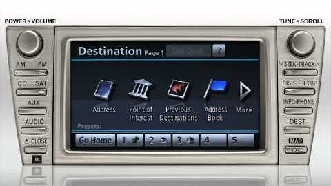 Navigation (delete a marked point) Camry Toyota of Slidell