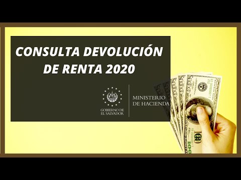 Consultar devolución de Renta ? $$$ (2021), EL SALVADOR, desde la comodidad de tu casa