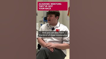 Academic mentors have got your back