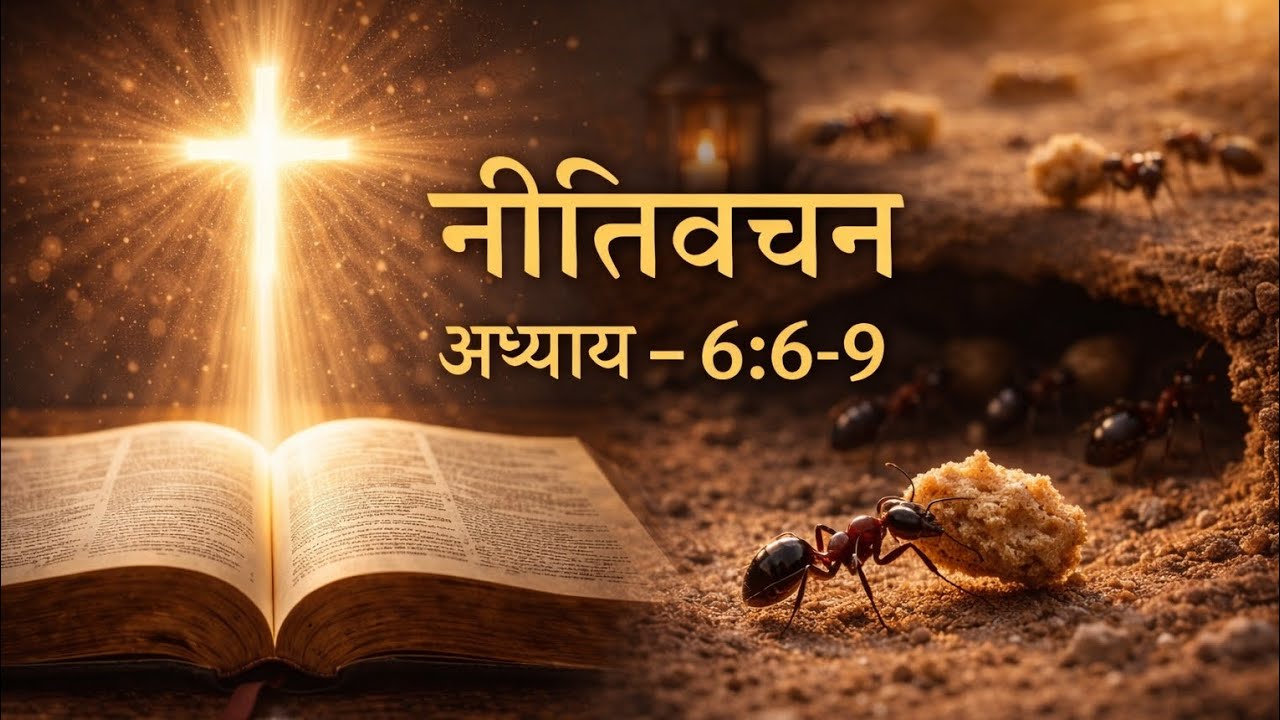 नीतिवचन अध्याय 6:6-9 | चींटी से सीखो बुद्धिमानी | आलस्य पर शक्तिशाली बाइबल संदेश। 