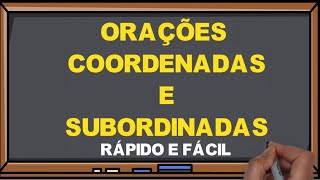 What are Coordinate and Subordinate Clauses? - Very easy I Portuguese Online