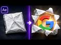 PAPER UNFOLD Effect in After Effects | No Plugins (Beginner Friendly)
