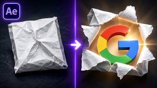 PAPER UNFOLD Effect in After Effects | No Plugins (Beginner Friendly)