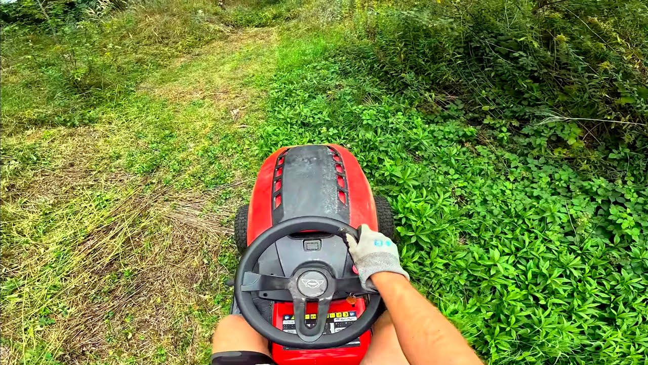 POV Relaxing Tractor Mowing 🌿 | Satisfying Grass Cutting