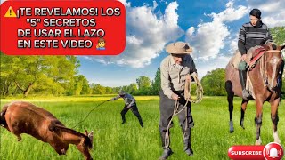 ⚠️¡LOS "5" SECRETOS! de enlazar que seguro no sabias (con el abuelo mas campero)✅️#caballos