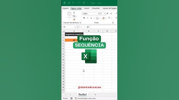 Como usar a Função SEQUÊNCIA no Excel | #excel #shorts