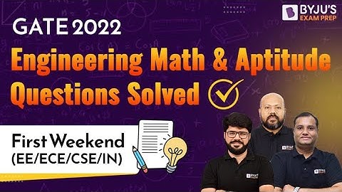 All Maths & Aptitude Solutions | GATE 2022 | CS/EE/EC/IN | BEP GATE