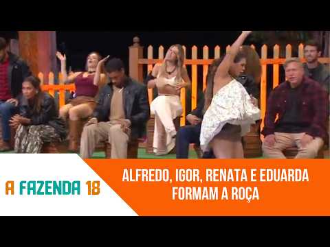 Unprecedented Vote! Alfredo, Igor, Renata and Eduarda are up for Elimination | The Farm 18 - Ever...
