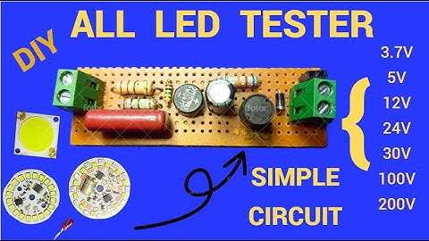 Create DIY Universal LED testing circuit at home | #smd #ledrepair @Electronic.32