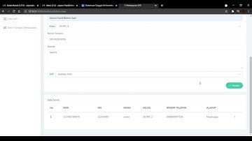 CRUD TRANSAKSI APLIKASI SPP | LARAVEL