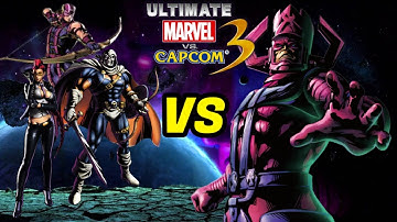 UMVC3 - ARCADE MODE - TASKMASTER/C.VIPER/HAWKEYE!