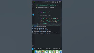Check Character is Vowel or Consonant | Vowel consonant in javascript | WebX Learner