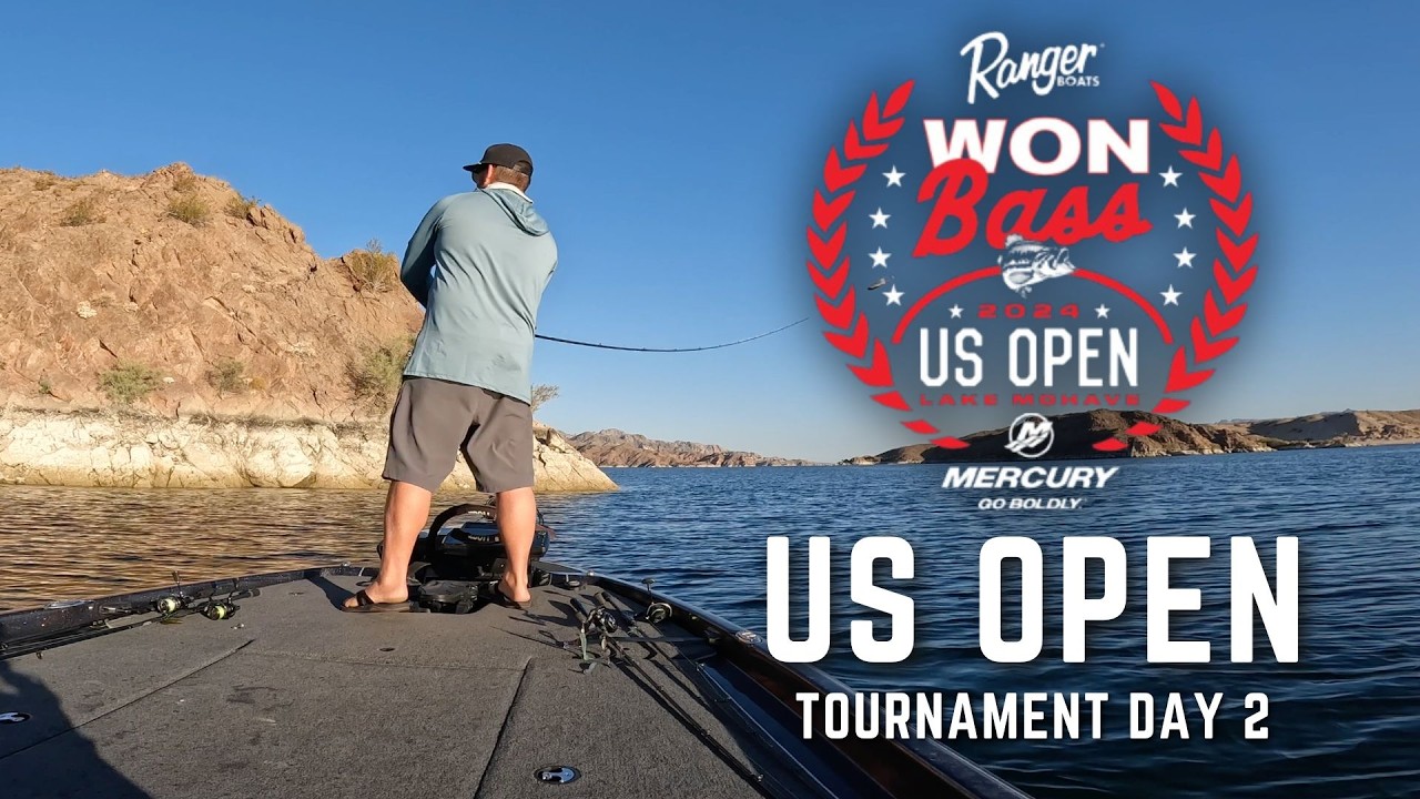 Fishing $150K!  2024 WON Bass US Open Lake Mohave Tournament Day 2