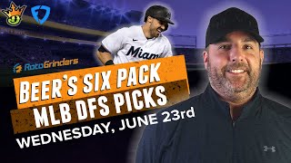 DRAFTKINGS MLB PICKS WEDNESDAY 6-23-21 | The Daily Fantasy 6 Pack