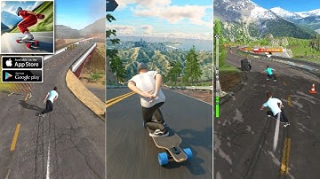 Downhill Race League Gameplay Walkthrough (iOS, Android)
