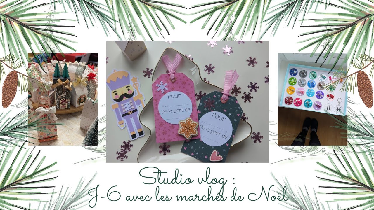 STUDIO VLOG : Une semaine pour préparer les Marchés de Noël 🎄🎁