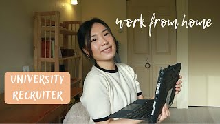 A day in the life working from home as a university recruiter