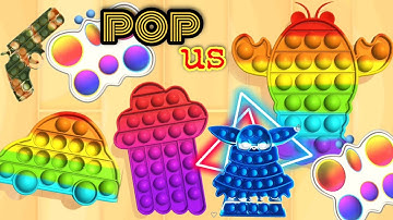 pop us! all levels gameplay android, ios walkthrough#shorts #youtubeshorts #gaming