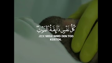كُلُّ نَفْسٍ ذَائِقَةُ الْمَوْتِ ۖ ثُمَّ إِلَيْنَا تُرْجَعُونَْ القارئ عبد الرحمن مسعد