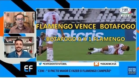 FLAMENGO VENCE O CLÁSSICO CONTRA O BOTAFOGO EM PARTIDA COM DOIS EXPULSOS