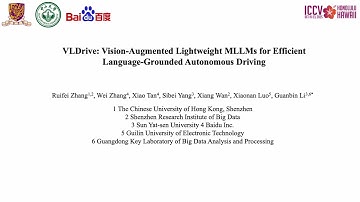 ICCV 2025: Vision-Augmented Lightweight MLLMs for Efficient Language-Grounded Autonomous Driving