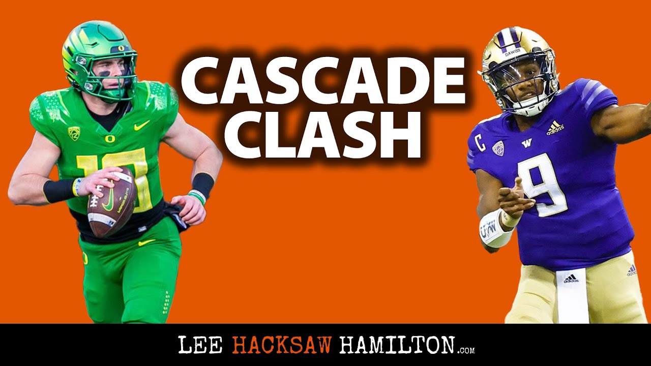 Oregon vs Washington. Bo Nix faces Michael Penix Jr in the PAC12 Year