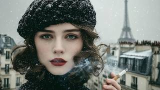 French Chanson Music 🎶 Vintage French Love Songs & Old Paris Café Ambience screenshot 4