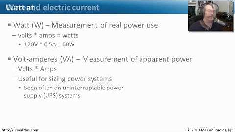 Computer Power - Part 1 of 3 - CompTIA A+ 220-701